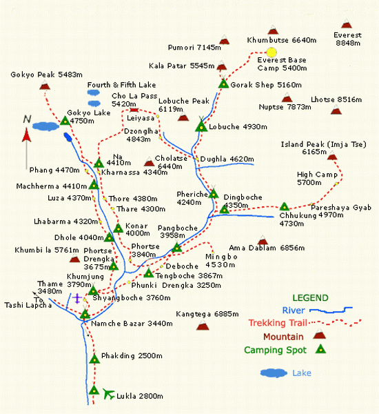 Lukla Approach Chart